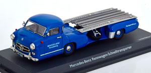 MERCEDES RENNTRANSPORTER BLAUES WUNDER 1955 BLUE WHITE