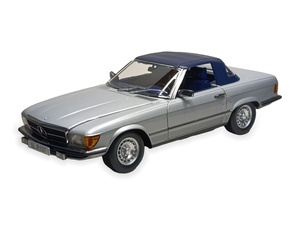 MERCEDES 450 SL (R107) -1985 SILVER 1:12 KK SCALE