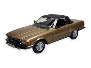 MERCEDES 450 SL (R107) -1985 GOLD 1:12 KK SCALE