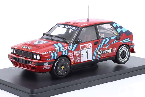 LANCIA DELTA INTEGRALE 16V #1 WINNER RALLYE SANREMO 1989 BIASION, SIVIERO / ЛЯНЧА ДЕЛЬТА ИНТЕГРАЛЕ 16V ПОБЕДИТЕЛЬ РАЛЛИ САНРЕМО БИАСИОН СИВИЕРО