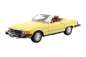 MERCEDES-BENZ 450SL (R107) US VERSION JENNIFER & JONATHAN 1979 YELLOW / МЕРСЕДЕС-БЕНЦ 450SL R107 УС ДЖЕННИФЕР ДЖОНАТАН ЖЕЛТЫЙ