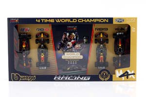4-CAR SET MAX VERSTAPPEN RED BULL FORMULA 1 WORLD CHAMPION 2021-2024 / 4-CAR СЕТ МАКС ВЕРСТАППЕН РЕД БУЛЛ ФОРМУЛА-1 ЧЕМПИОН МИРА