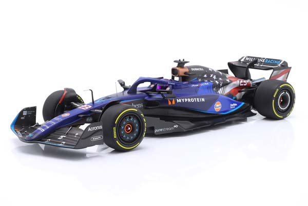 WILLIAMS FW45 #23 9TH USA GP FORMULA 1 2023 ALEX ALBON / ВИЛЬЯМС FW45 9TH УСА ГРАН-ПРИ ФОРМУЛА-1 АЛЕКС АЛБОН
