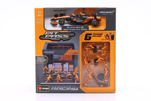 PIT STOP DIORAMA LANDO NORRIS #4 WINNER MIAMI GP FORMULA 1 2024 / ПИТ СТОП ДИОРАМА ЛАНДО НОРРИС ПОБЕДИТЕЛЬ МИАМИ ГРАН-ПРИ ФОРМУЛА-1
