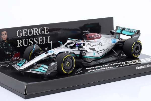 MERCEDES-AMG F1 W13 #63 3RD HUNGARY GP FORMULA 1 2022 G. RUSSELL / МЕРСЕДЕС-АМГ ФОРМУЛА-1 W13 3RD ХУНГАРЙ ГРАН-ПРИ РУССЕЛЛ
