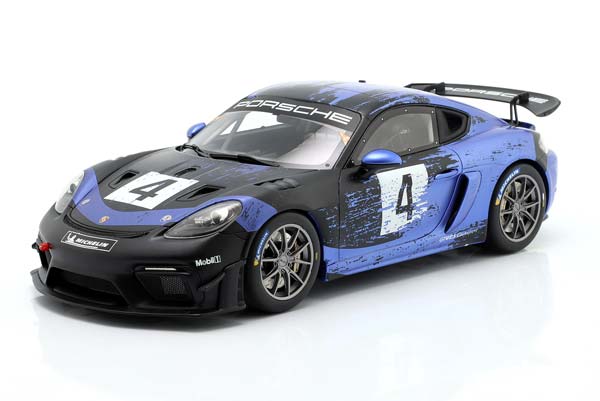 PORSCHE 718 CAYMAN GT4 RS CS #4 YEAR 2021 BLUE / ПОРШЕ 718 КАЙМАН GT4 РС КС СИНИЙ