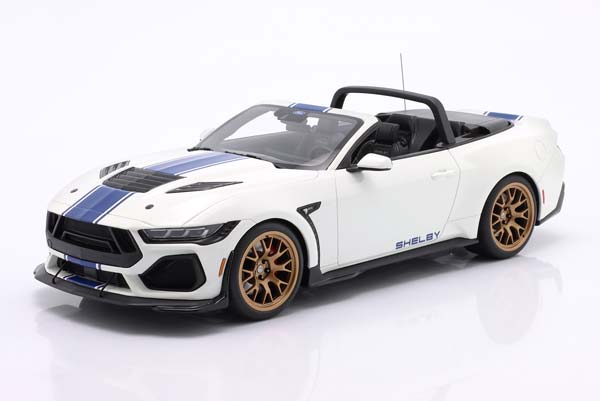 FORD MUSTANG SHELBY SUPERSNAKE YEAR 2025 OXFORD WHITE GT-SPIRIT / ШЕЛБИ МУСТАНГ SUPER SNAKE ОКСФОРД БЕЛЫЙ