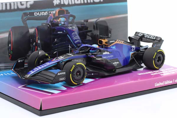WILLIAMS FW44 #23 MIAMI GP FORMULA 1 2022 ALEXANDER ALBON / ВИЛЬЯМС FW44 МИАМИ ГРАН-ПРИ ФОРМУЛА-1 АЛЕКСАНДР АЛБОН