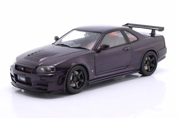 NISSAN SKYLINE (R34) GT-R Z TUNE YEAR 1999 PURPLE / НИССАН СКАЙЛАЙН R34 ГТ-Р ТУНЕ ФИОЛЕТОВЫЙ