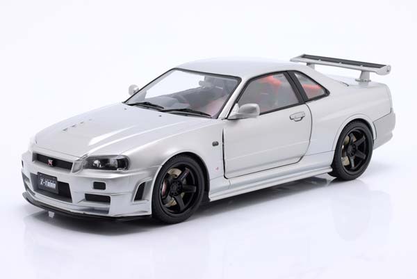 NISSAN SKYLINE GT-R (BNR34) Z-TUNE YEAR 1999 SILVER / НИССАН СКАЙЛАЙН ГТ-Р BNR34 З-ТУНЕ СЕРЕБРИСТЫЙ