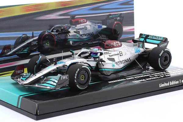 MERCEDES-AMG F1 W13 #63 3RD FRENCH GP FORMULA 1 2022 G. RUSSELL / МЕРСЕДЕС-АМГ ФОРМУЛА-1 W13 3RD ФРЕНЧ ГРАН-ПРИ РУССЕЛЛ