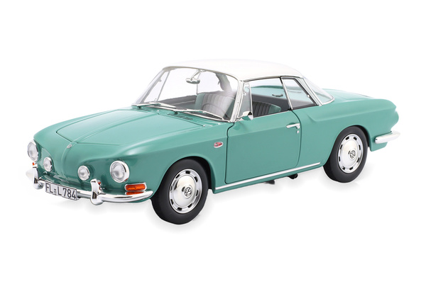 VW KARMANN GHIA 1500 TYPE 34 1961 LIGHTGREEN WHITE LIMITED EDITION 1000 PCS / ФОЛЬКСВАГЕН КАРМАНН ГИА ТИП 34 ЛИГХТГРИН БЕЛЫЙ ЛИМИТИРОВАННАЯ СЕРИЯ ШТ