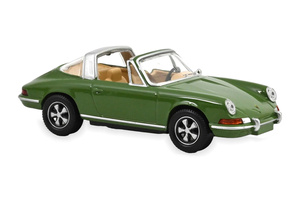 PORSCHE 911 TARGA (TYPE 901) 1969 OLIVE GREEN / ПОРШЕ 911 ТАРГА ТИП 901 ОЛИВКОВО-ЗЕЛЕНЫЙ