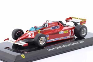 FERRARI 126CK #27 FORMULA 1 1981 GILLES VILLENEUVE / ФЕРРАРИ 126CK ФОРМУЛА-1 ЖИЛЬ ВИЛЬНЕВ
