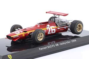 FERRARI 312 F1 68 #26 FORMULA 1 1968 JACKY ICKX / ФЕРРАРИ 312 ФОРМУЛА-1 68 ЖАКИ ИКС