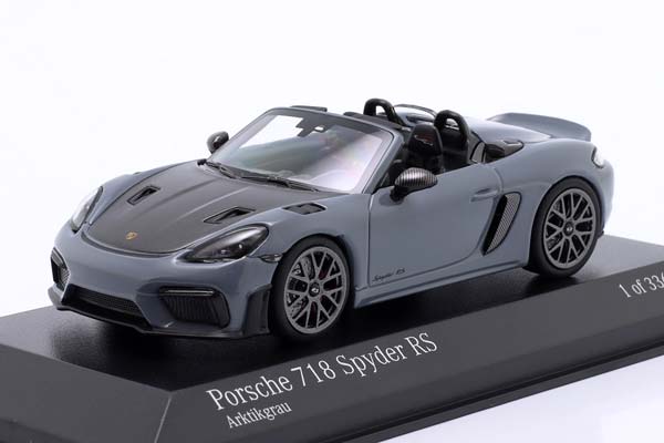 PORSCHE SPYDER RS WEISSACH-PACKAGE 2023 ARCTIC GREY / ПОРШЕ СПАЙДЕР RS ВЕЙССАЧ-ПАКАГЕ АРКТИК СЕРЫЙ