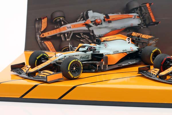NORRIS #4 & RICCIARDO #3 2-CAR SET MCLAREN MONACO GP FORMULA 1 2021 / НОРРИС РИККАРДО НАБОР ИЗ 2 МОДЕЛЕЙ МАКЛАРЕН ГРАН-ПРИ МОНАКО ФОРМУЛА-1