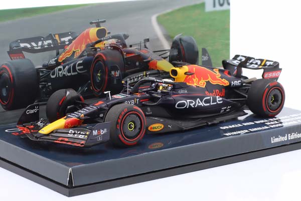 RED BULL RB18 #1 WINNER EMILIA-ROMAGNA FORMULA 1 WORLD CHAMPION 2022 M. VERSTAPPEN / РЕД БУЛЛ RB18 ПОБЕДИТЕЛЬ ЕМИЛИА-РОМАГНА ФОРМУЛА-1 ЧЕМПИОН МИРА МАКС ФЕРСТАППЕН КРАСНЫЙ