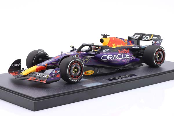 RED BULL RB19 #1 WINNER LAS VEGAS GP FORMULA 1 WORLD CHAMPION 2023 MAX VERSTAPPEN / РЕД БУЛЛ RB19 ПОБЕДИТЕЛЬ ГРАН-ПРИ ЛАС-ВЕГАСА ФОРМУЛА-1 ЧЕМПИОН МИРА МАКС ФЕРСТАППЕН КРАСНЫЙ