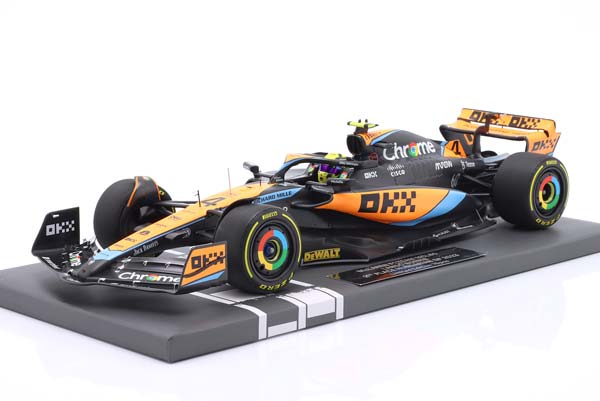 MCLAREN MCL60 #4 2ND HUNGARY GP FORMULA 1 2023 LANDO NORRIS / МАКЛАРЕН MCL60 2 МЕСТО ГРАН-ПРИ ВЕНГРИИ ФОРМУЛА-1 ЛАНДО НОРРИС