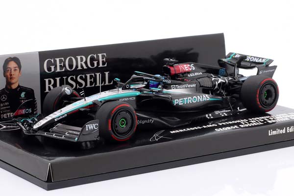 MERCEDES-AMG F1 W15 #63 BRITISH GP FORMULA 1 2024 G. RUSSELL / МЕРСЕДЕС-АМГ ФОРМУЛА-1 W15 ГРАН-ПРИ ВЕЛИКОБРИТАНИИ ДЖОРДЖ РАССЕЛЛ
