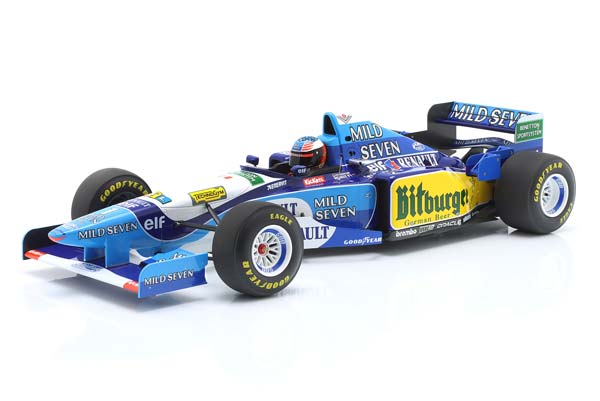 BENETTON B195 #1 FORMULA 1 WORLD CHAMPION 1995 M. SCHUMACHER / БЕНЕТТОН B195 ФОРМУЛА-1 ЧЕМПИОН МИРА МИХАЭЛЬ ШУМАХЕР