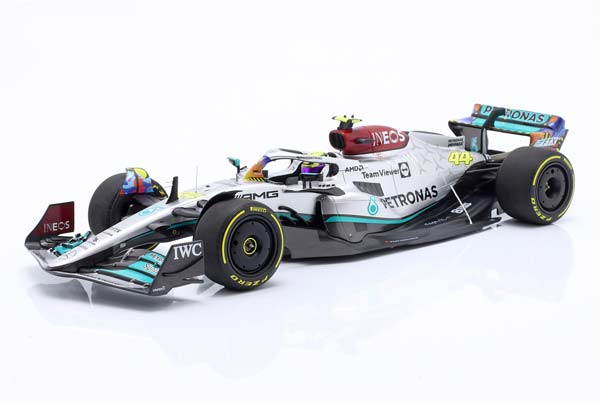 MERCEDES-AMG F1 W13 #44 6TH MIAMI GP FORMULA 1 2022 LEWIS HAMILTON / МЕРСЕДЕС-АМГ ФОРМУЛА-1 W13 6 МЕСТО ГРАН-ПРИ МАЙАМИ ЛЬЮИС ХЭМИЛТОН