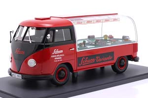 VOLKSWAGEN T1 ADVERTISING VAN VARIANTO 1958 RED / BLACK / ФОЛЬКСВАГЕН T1 РЕКЛАМНЫЙ ФУРГОН ВАРИАНТО КРАСНЫЙ ЧЕРНЫЙ