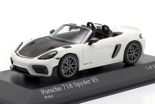 PORSCHE 718 SPYDER RS WEISSACH PACKAGE 2023 WHITE / ПОРШЕ 718 СПАЙДЕР RS ПАКЕТ ВАЙСАХ БЕЛЫЙ