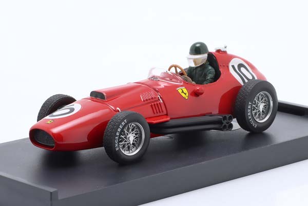 FERRARI 801 #10 3RD BRITISH GP FORMULA 1 1957 WITH DRIVER FIGURE M. HAWTHORN / ФЕРРАРИ 801 3RD БРИТИШ ГРАН-ПРИ ФОРМУЛА-1 ДРИВЕР ФИГУРКА ХАВТОРН