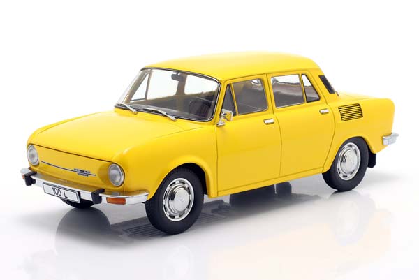SKODA 100 L YEAR 1969 YELLOW / ШКОДА 100 ЖЕЛТЫЙ