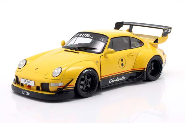 PORSCHE 911 (993) RWB RAUH-WELT CINDERELLA 2020 YELLOW / ПОРШЕ 911 993 RWB RAUH-WELT CINDERELLA ЖЕЛТЫЙ