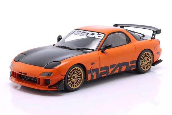 MAZDA RX-7 TYPE RS (FD3S) YEAR OF CONSTRUCTION 1999 ORANGE / BLACK / МАЗДА RX-7 ТИП RS FD3S ОРАНЖЕВЫЙ ЧЕРНЫЙ