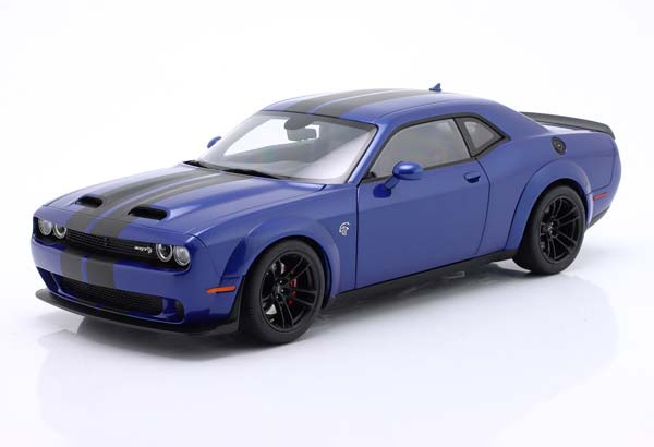 DODGE CHALLENGER SRT SUPERSTOCK YEAR2023 BLUE METALLIC / ДОДЖ ЧЕЛЛЕНДЖЕР СРТ СУПЕРСТОК YEAR2023 СИНИЙ МЕТАЛЛИК