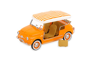 FIAT 500 JOLLY 1965 ORANGE / ФИАТ 500 ДЖОЛЛИ ОРАНЖЕВЫЙ