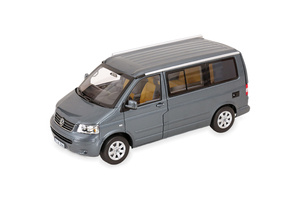 VW T5 BUS CALIFORNIA 2003 GREYMETALLIC LIMITED EDITION 1000 PCS / ФОЛЬКСВАГЕН T5 МИКРОАВТОБУС КАЛИФОРНИЯ СЕРЫЙ МЕТАЛЛИК ЛИМИТИРОВАННАЯ СЕРИЯ ШТ