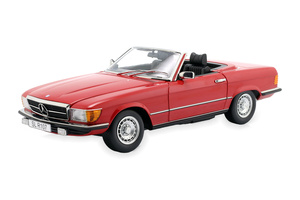 MERCEDES-BENZ 450SL (R107) EU VERSION 1985 RED / МЕРСЕДЕС-БЕНЦ 450SL R107 ЕУ КРАСНЫЙ