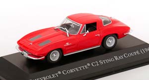 CHEVROLET CORVETTE C2 STINGRAY COUPE 1963 RED / ШЕВРОЛЕ КОРВЕТ C2 СТИНГРАЙ КУПЕ КРАСНЫЙ