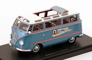 VW T1 KOHLRUSS SAMBA 1955 BLUE/WHITE LIMITED EDITION 333 PCS. ARTIKELNUMMER AUTOCULT: 08020 / ФОЛЬКСВАГЕН T1 КОХЛРУСС САМБА БЛУЕ/ВХИТЕ ЛИМИТИРОВАННАЯ СЕРИЯ 333 ШТ АРТИКУЛ AUTOCULT СИНИЙ БЕЛЫЙ