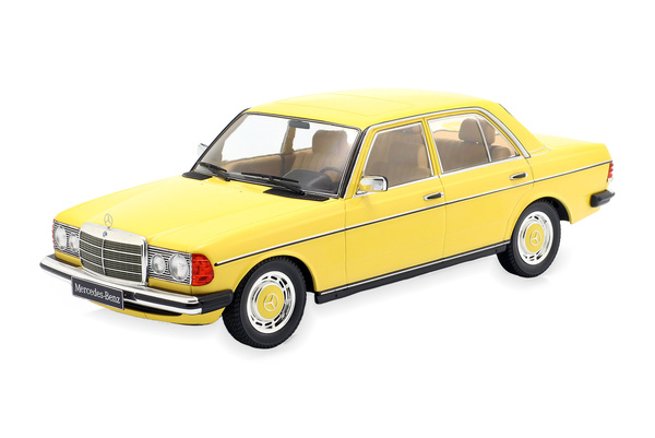 MERCEDES 230E W123 SALOON 1975 YELLOW / МЕРСЕДЕС 230E W123 САЛУН ЖЕЛТЫЙ