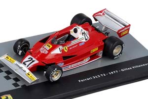 FERRARI F1 312 T2 #21 КОМАНДА SCUDERIA FERRARI SEFAC SEASON 1977 ЖИЛЬ ВИЛЬНЁВ / ФЕРРАРИ ФОРМУЛА-1 312 T2 СКУДЕРИЯ СЕФАК СЕЗОН КРАСНЫЙ