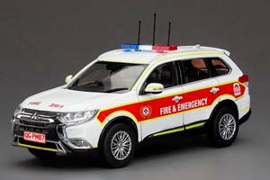 MITSUBISHI OUTLANDER III QUEENSLAND FIRE EMERGENCY SERVICE (ПОЖАРНО-СПАСАТЕЛЬНАЯ СЛУЖБА КВИНСЛЕНДА АВСТРАЛИЯ) 2019 / МИЦУБИСИ УТЛАНДЕР 3 КВИНСЛАНД ПОЖАРНАЯ СКОРАЯ ПОМОЩЬ СЛУЖЕБНЫЙ