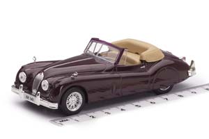 JAGUAR XK140 (В ПРОЗРАЧНОМ ПЛАСТИКОВОМ БОКСЕ) / ЯГУАР XK140 БОРДОВЫЙ
