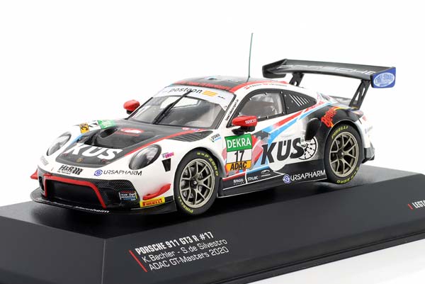PORSCHE 911 GT3 R #17 ADAC GT MASTERS BACHLER/DE SILVESTRO 2020 / ПОРШЕ 911 ГТ3 ADAC GT МАСТЕРС БАЧЛЕР/ДЕ СИЛВЕСТРО КРАСНЫЙ