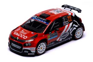 CITROEN C3 RALLY2 #22 PH SPORT Y.ROSSEL - A.DUNAND ПОБЕДИТЕЛЬ WRC2 РАЛЛИ МОНТЕ-КАРЛО 2025 / СИТРОЕН C3 RALLY2 СПОРТ РОССЕЛ ДУНАНД ЧЕМПИОНАТ МИРА ПО РАЛЛИ