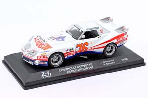 CHEVROLETCORVETTE STINGRAY 7.0L V8 COUPE КОМАНДА IMSA CAMEL #76 24 ЧАСА ЛЕ-МАНА 1976 JOHN GREENWOOD, BERNARD DARNICHE / ЧЕВРОЛЕТКОРВЕТТЕ СТИНГРАЙ 7 0L V8 КУПЕ ИМСА КАМЕЛ 24 ДЖОХН ГРИНВУД БЕРНАРД ДАРНИЧЕ БЕЛЫЙ