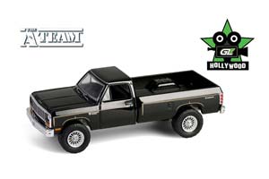 DODGE POWER RAM PROSPECTOR 1981 (ПИКАП ИЗ ТЕЛЕСЕРИАЛА КОМАНДА А) / ДОДЖ ПОВЕР РАМ ПРОСПЕКТОР ЧЕРНЫЙ