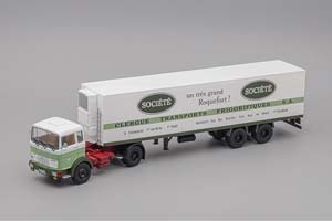 MERCEDES-BENZ LPS 1932 СЕДЕЛЬНЫЙ ТЯГАЧ С ПОЛУПРИЦЕПОМ SOCIETE / МЕРСЕДЕС-БЕНЦ ЛПС СОКИЕТЕ БЕЛЫЙ