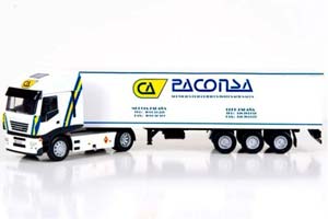 IVECO STRALIS СЕДЕЛЬНЫЙ ТЯГАЧ С ПОЛУПРИЦЕПОМ-РЕФРИЖЕРАТОРОМ / ИВЕКО СТРАЛИС БЕЛЫЙ
