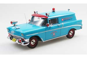 CHEVROLET 150 (PANEL VAN) (1956) СКОРАЯ ПОМОЩЬ / ШЕВРОЛЕ 150 ФУРГОН ГОЛУБОЙ
